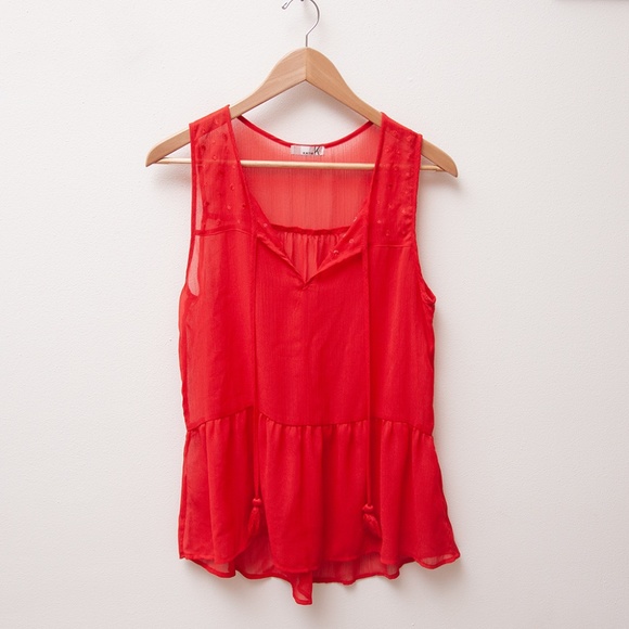 Sheer Flowy Tank